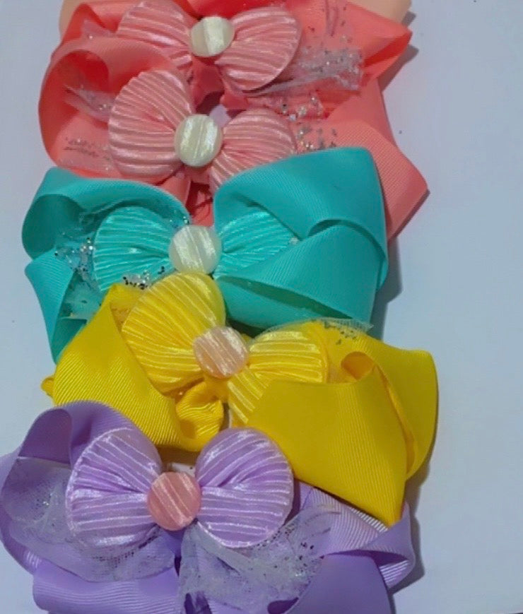 Hair Bow (Flower)