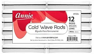 Annie Cold Wave Rod #1104 White Long