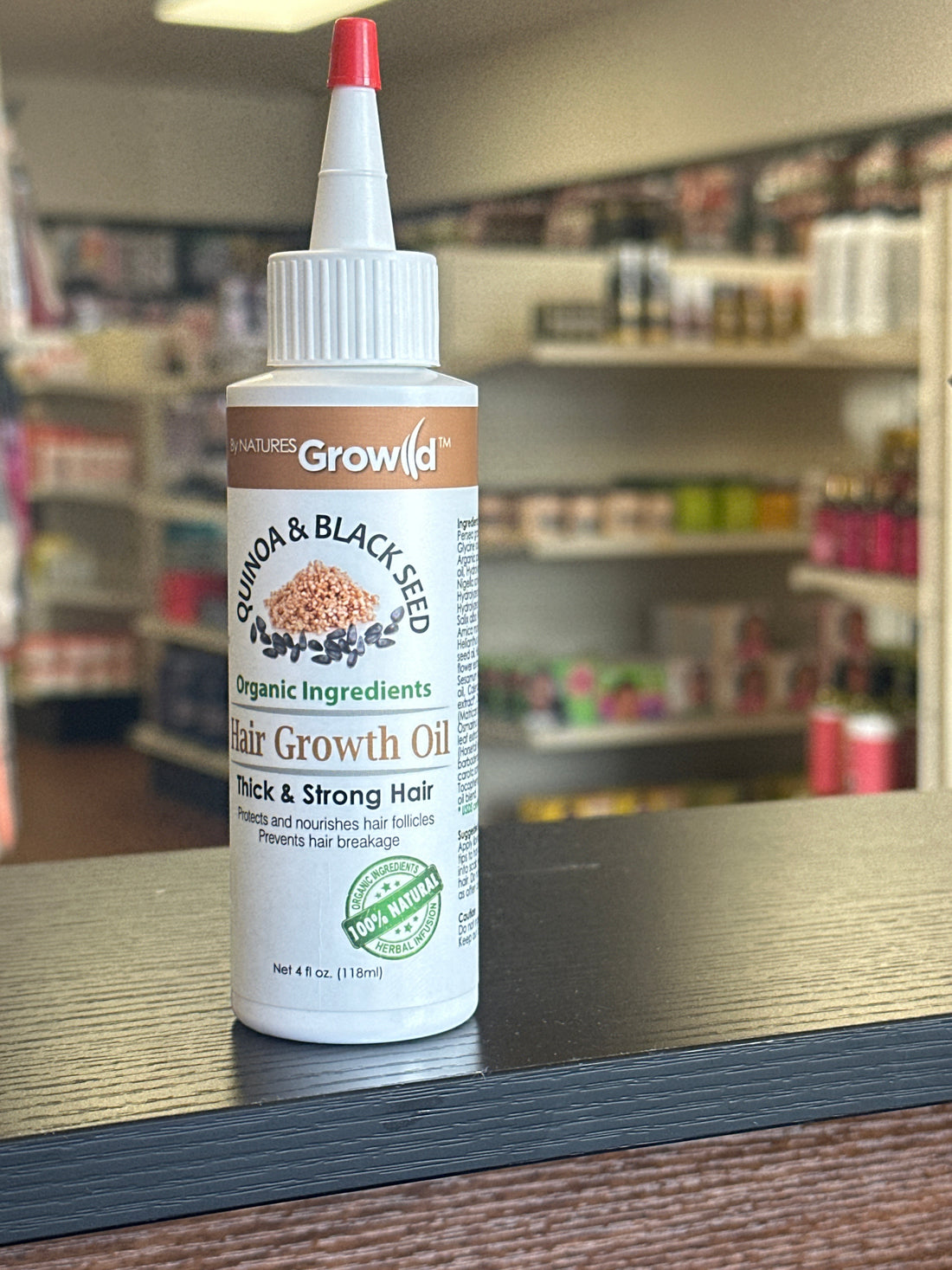 By natures, Quinoa and black seed organic, ingredient Hair  oil ￼