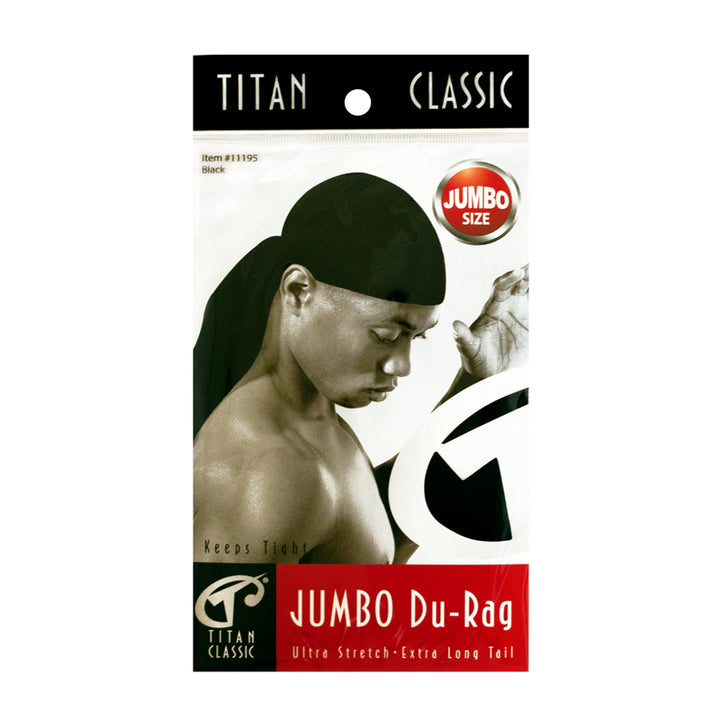 TITAN DU-RAG JUMBO BLACK