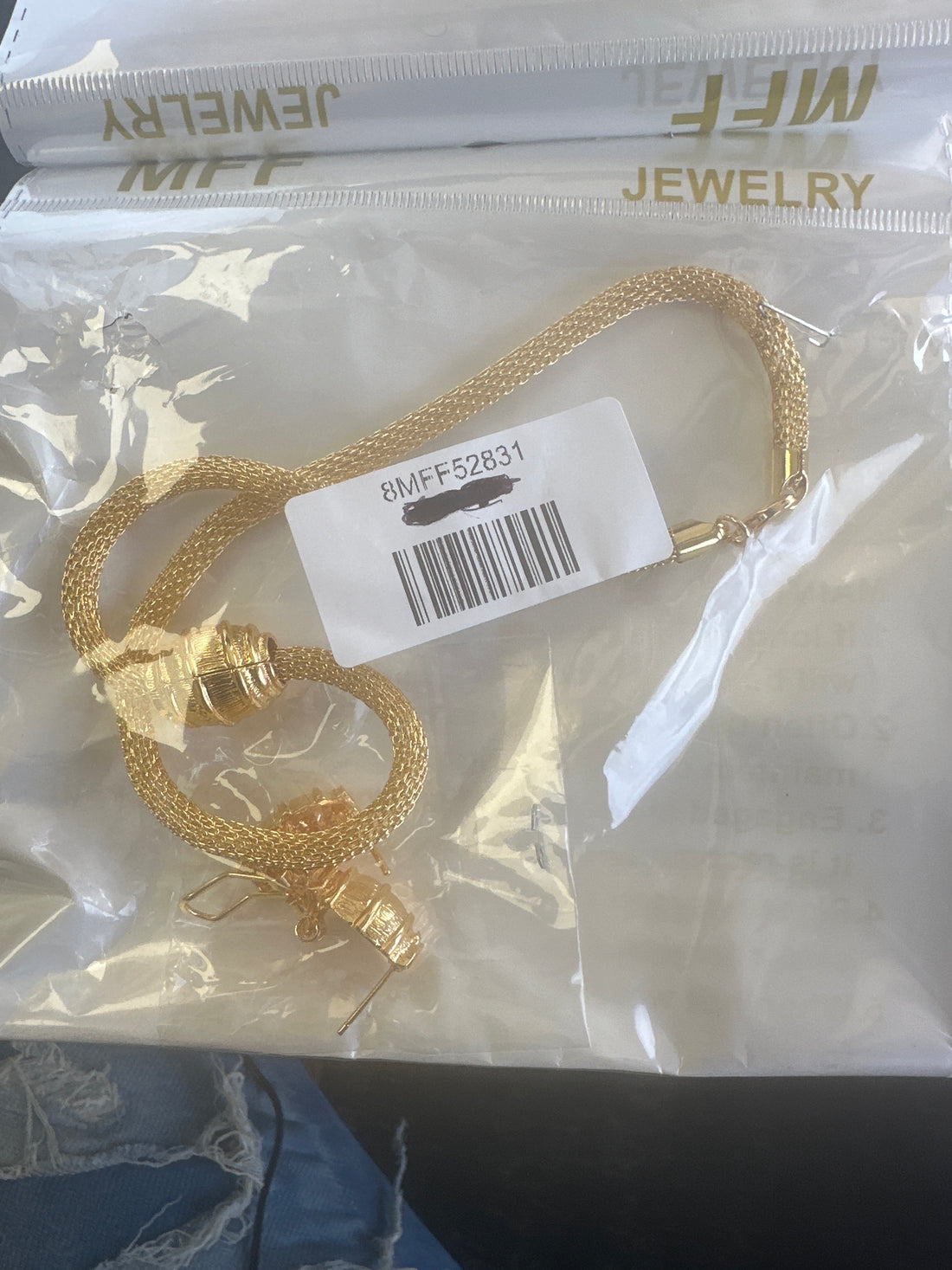 MFF Jewellery Set Earring and Necklace