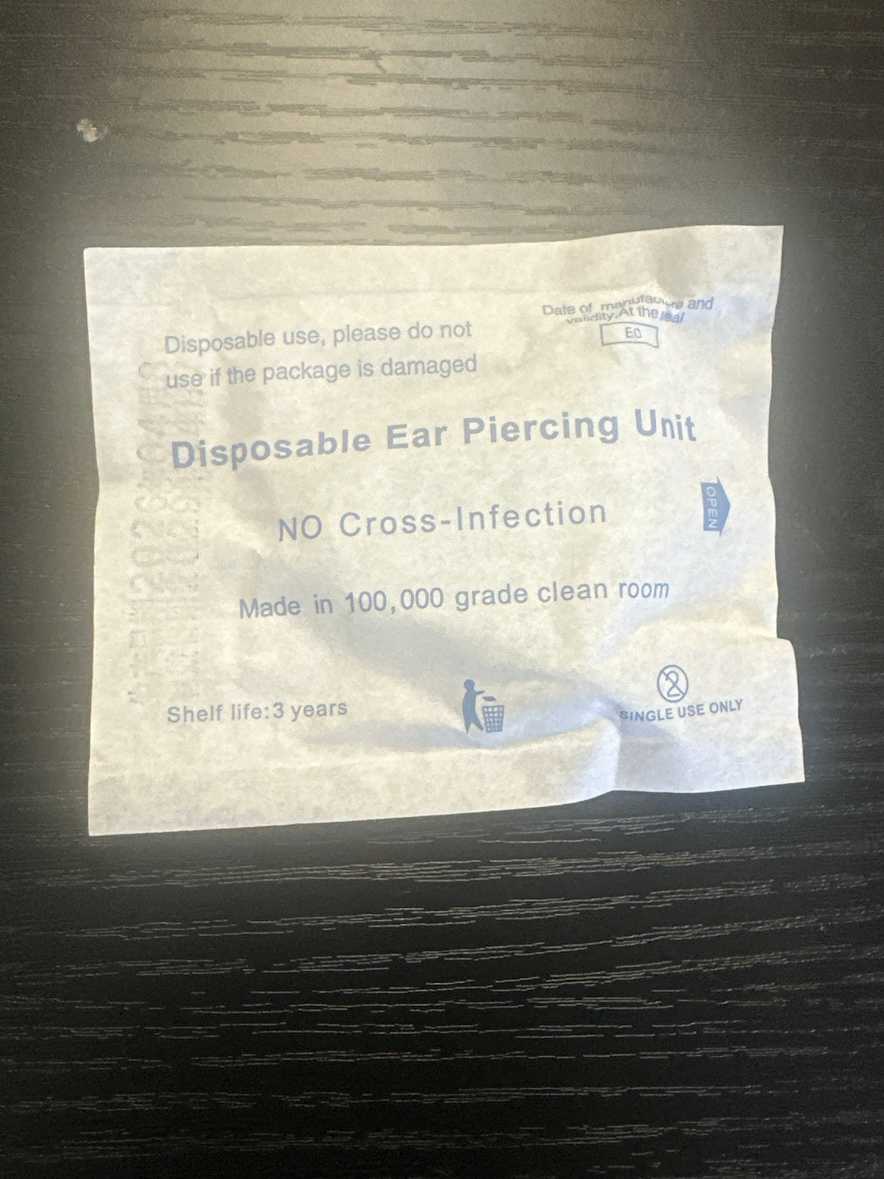 Disposable Ear Piercings Uniy