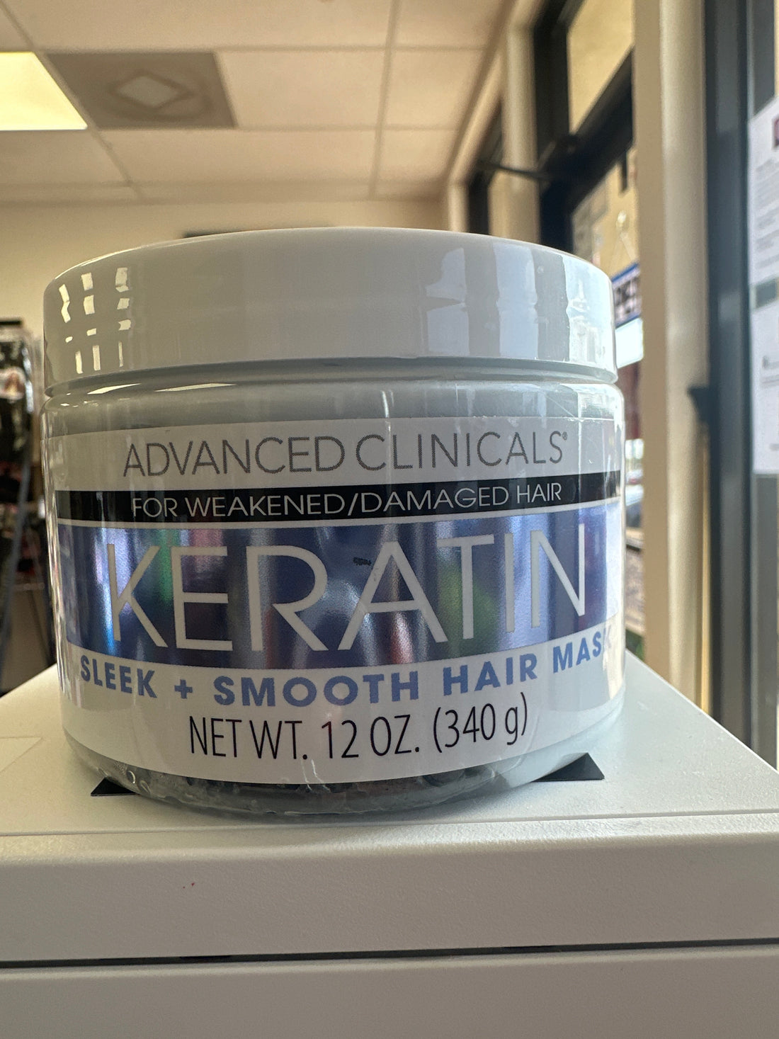 Advanced clinical Keratin for sleek and smooth hair mask 12 oz￼