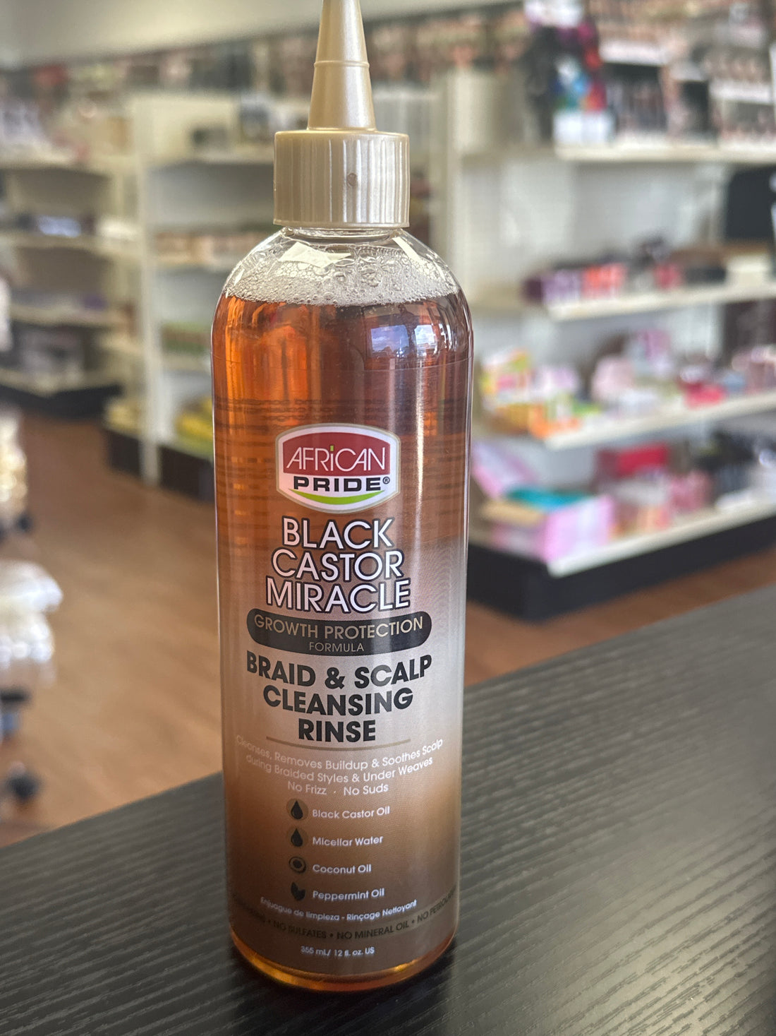 African pride, Black, custom miracle growth protection,braid and scalp cleansing for Hair 12oz