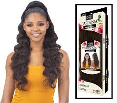 Gardenia Drawstring Ponytail Deep Curl 16” #1
