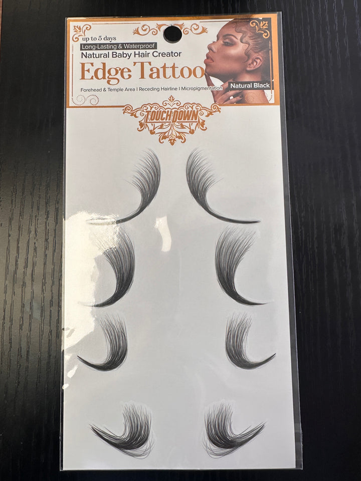 Hair Edge Tattoo Natural Black
