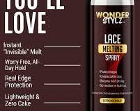 Wonder Stylz Lace Hair Melting Spray Extreme Hold