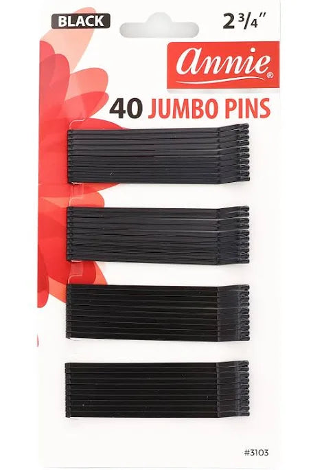 ANNIE #3142 BOB PINS 2" & 2-3/4" and 2” BLACK