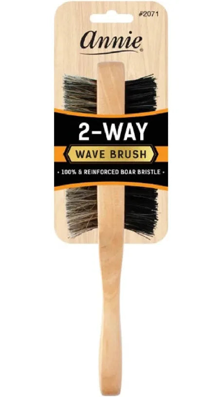 ANNIE #2356 BRUSH WOODEN 2 WAY WAVE CURVED HARD/SOFT