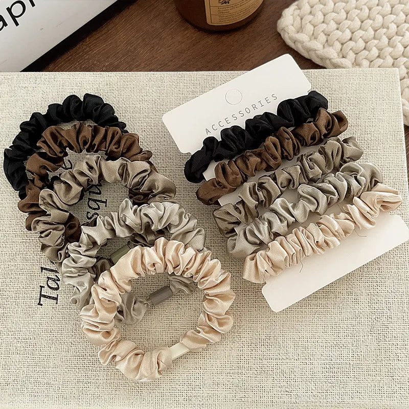 Simple Style Solid Color Cloth Hair Tie