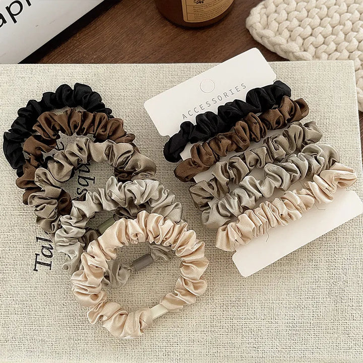 Simple Style Solid Color Cloth Hair Tie