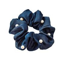 Scrunchies Elastic Satin Beaded