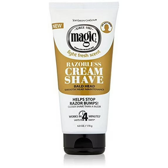Magic Shave Creme 6oz Bald Hair