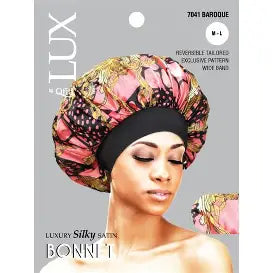 M&M LUX SILKY SATIN BONNET PATTERN REGULAR BAROQUE
