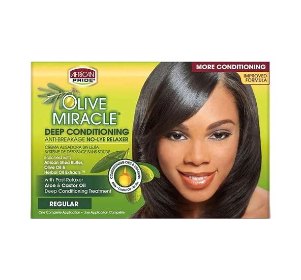 African Pride Olive Miracle Deep Conditioning Relaxer