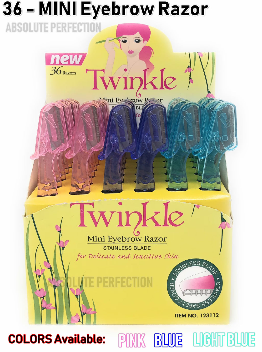 Folding Eye Brow Razor Twinkle