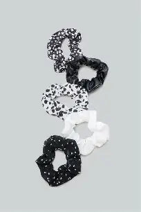 5 Piece AJ Scrunchies Pack